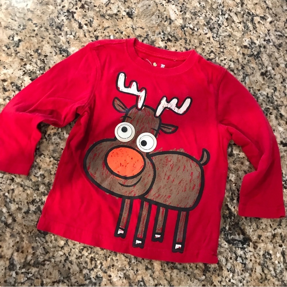 🦌Google Eyed Reindeer Tee